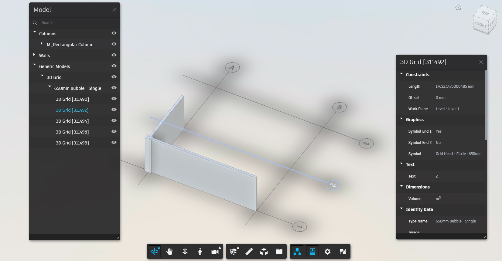 3D Grid in the viewer