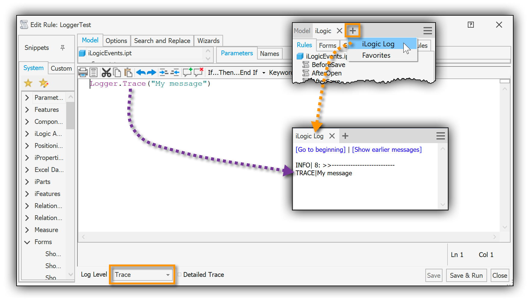 iLogic Logger