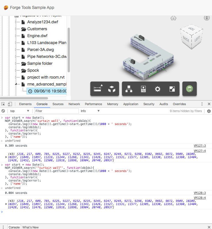 .search method performance