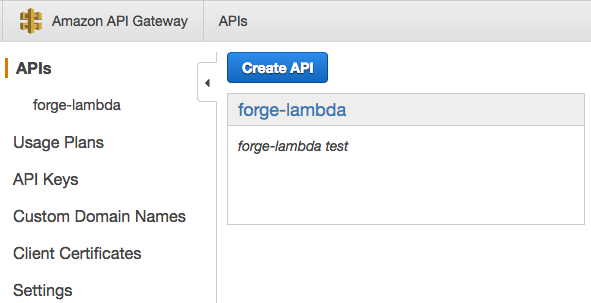 API Gateway