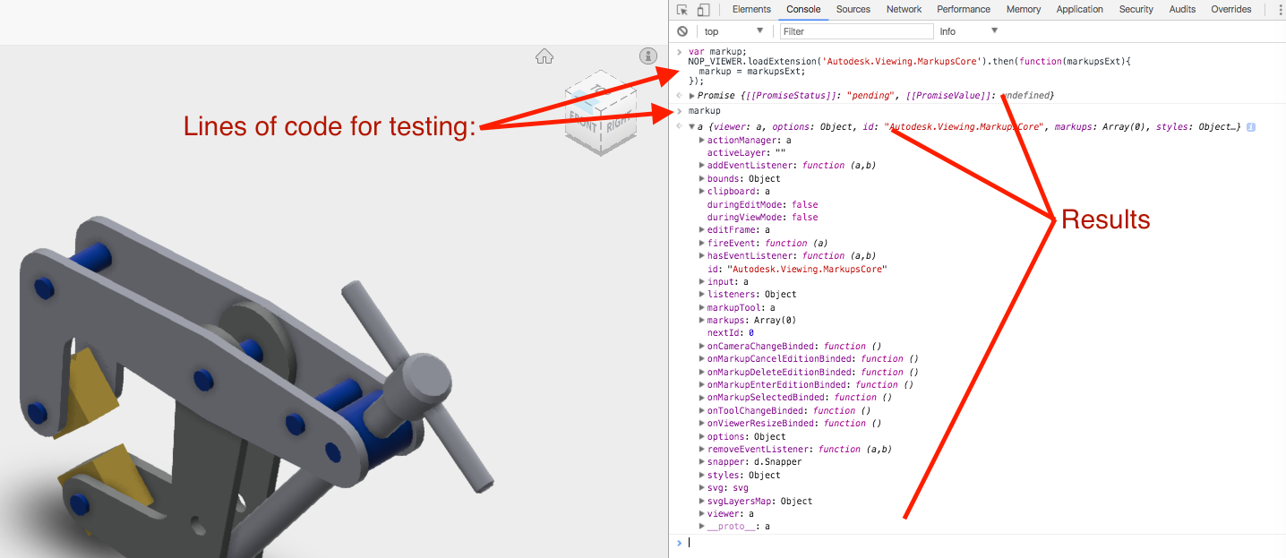 Testing code on the browser console