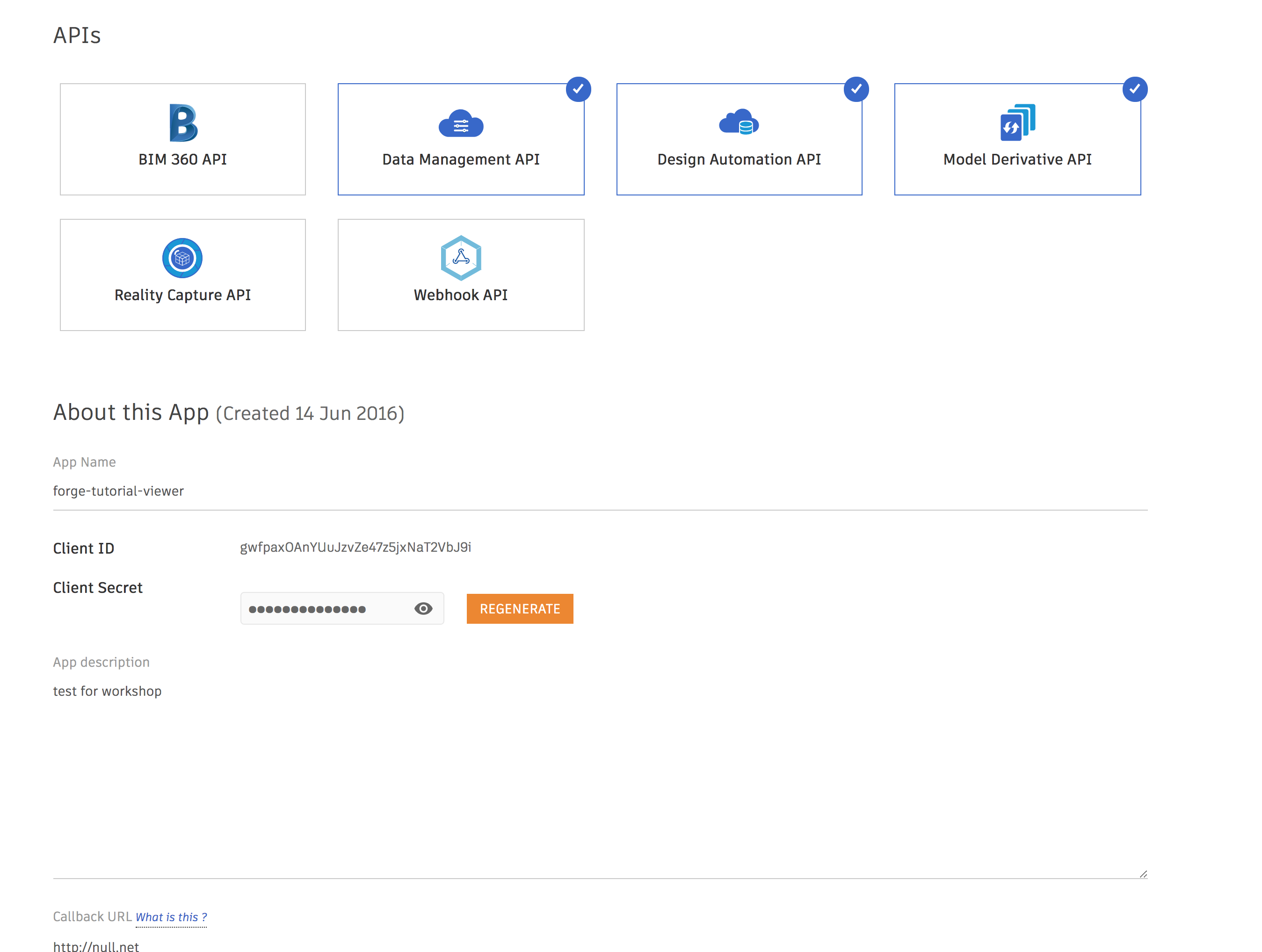 Select the Webhooks API