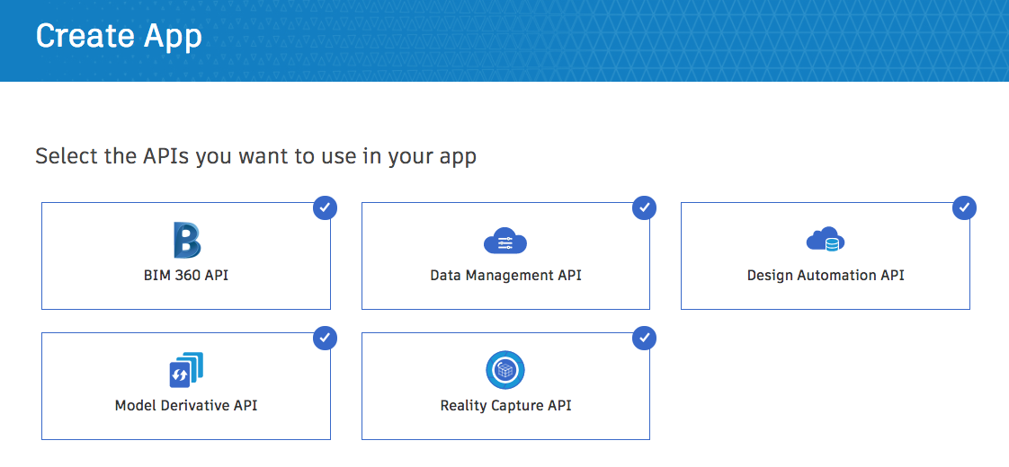 Full account API seelction