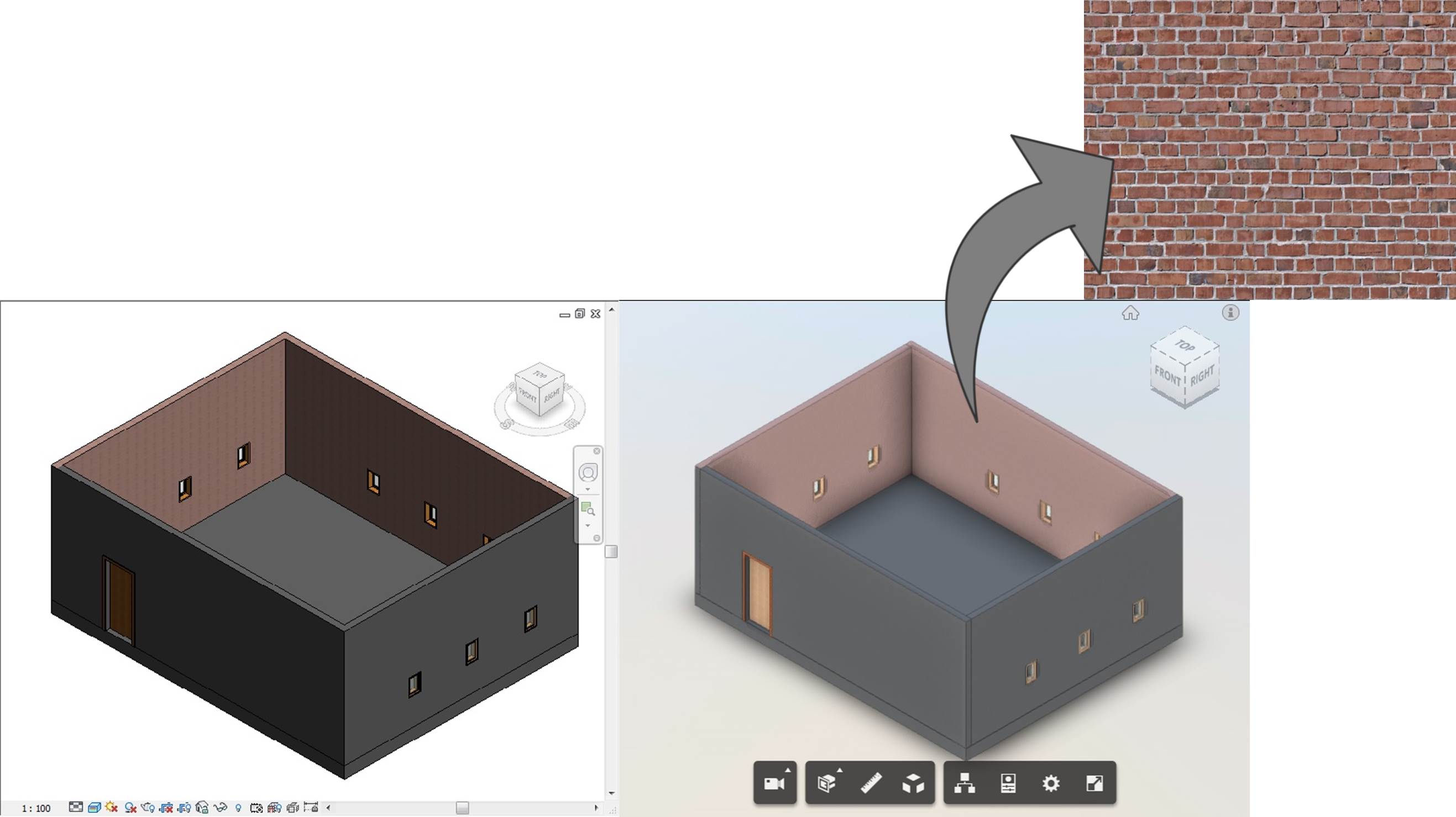 Revit Custom Texture on Forge Viewer