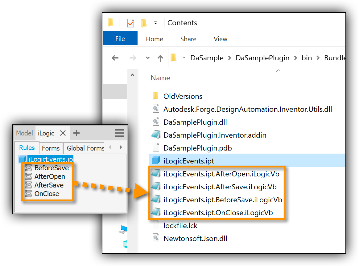 iLogic Rule Exporter