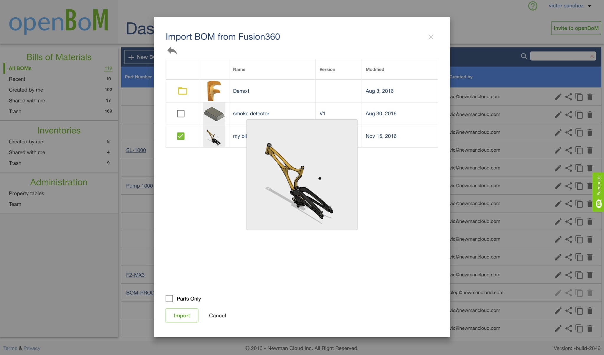openBom application